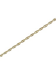 Plated Steel Single Jack Picture Chain - #16